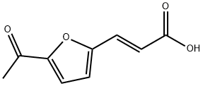 (E)-3-(5-乙酰基呋喃-2-基)丙烯酸, 111252-36-9, 结构式