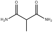 2-甲基丙二酰胺, 1113-63-9, 结构式