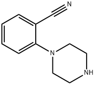 1-(2-苯甲腈)哌嗪 结构式