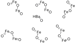 钡铁氧体, 11138-11-7, 结构式