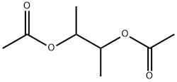 丁烷-2,3-二乙酸二酯 结构式