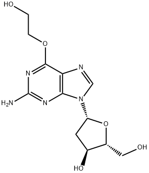 O6-(2-ヒドロキシエチル)-2'-デオキシグアノシン 化学構造式
