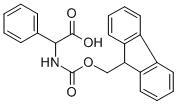 N-芴甲氧羰基-D-苯基甘氨酸 结构式