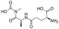 (2S)-2-amino-4-[[(1S)-1-(carboxymethylcarbamoyl)ethyl]carbamoyl]butanoic acid Structure
