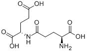 N-γ-グルタミル-L-グルタミン酸 化学構造式