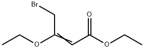 4-溴-3-乙氧基-2-丁烯羧酸酯 结构式