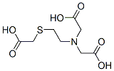 [[2-[(カルボキシメチル)チオ]エチル]イミノ]二酢酸 化学構造式