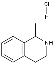 1-甲基-1,2,3,4-四氢异喹啉盐酸盐 结构式