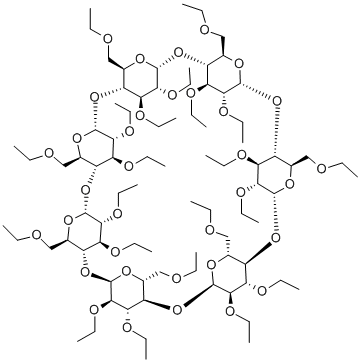 HEPTAKIS-(2 3 6-TRI-O-ETHYL)-BETA- Structure