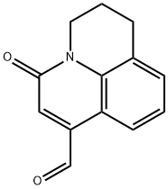 5-オキソ-2,3-ジヒドロ-1H,5H-ピリド[3,2,1-IJ]キノリン-7-カルブアルデヒド 化学構造式