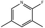 Pyridine, 2-fluoro-3,5-dimethyl- (9CI) Structure