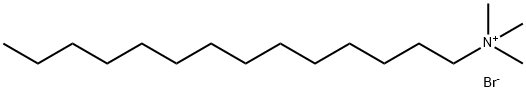 Tetradecyltrimethylammonium bromide Struktur