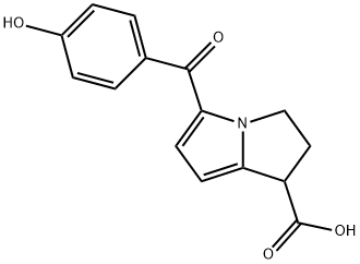 酮咯酸4-羟基代谢物 结构式