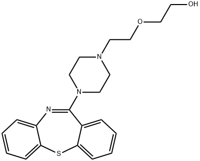 クエチアピン 化学構造式