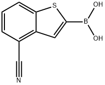 4-氰基苯并[B]噻吩-2-基硼酸, 1119899-36-3, 结构式