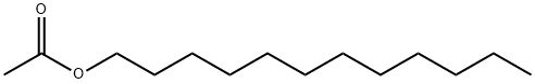 乙酸月桂酯, 112-66-3, 结构式
