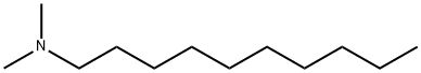 N,N-ジメチルデシルアミン 化学構造式