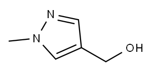 1-甲基-4-羟甲基吡唑, 112029-98-8, 结构式