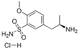 (R)-(-)-5-(2-Aminopropyl)-2-Methoxybenzenesulphonamide Hcl  Struktur
