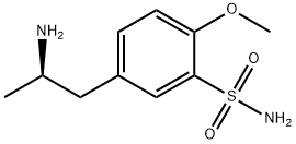 R-(-)-5-(2-氨基丙基)-2-甲氧基苯磺酰胺, 112101-81-2, 结构式