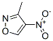 3-甲基-4-硝基异恶唑, 1122-05-0, 结构式