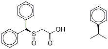 (S)-a-methylbenzenemethanamine (R)-[(Diphenylmethyl)sulfinyl]acetate Structure