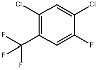 2,4-二氯-5-氟三氟甲苯 结构式