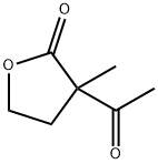 ALPHA-乙酰-ALPHA-甲基-GAMMA-丁内酯 结构式