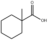 1-メチル-1-シクロヘキサンカルボン酸 化学構造式