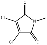 2,3-DICHLORO-N-METHYLMALEIMIDE Structure