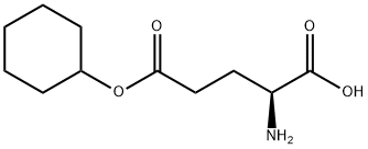 L-谷氨酸-5-环己酯 结构式