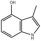 3-Methyl-4-hydroxy-1H-indole Structure