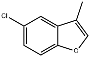 5-氯-3-甲基苯并呋喃, 1125-41-3, 结构式
