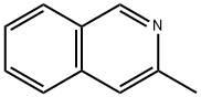 3-甲基异喹啉, 1125-80-0, 结构式