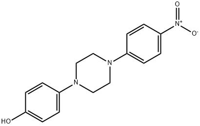 4-(4-(4-硝基苯基)-1-哌嗪基)苯酚, 112559-81-6, 结构式