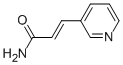 2-PROPENAMIDE, 3-(3-PYRIDINYL)- Structure