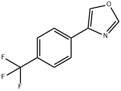 4-[4-三氟甲基苯基]恶唑 结构式