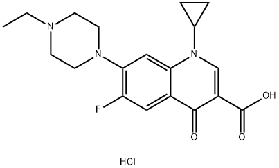 Enrofloxacin hydrochloride Structure