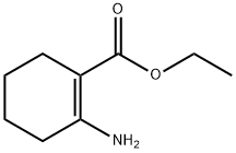 2-アミノ-1-シクロヘキセン-1-カルボン酸エチル 化学構造式
