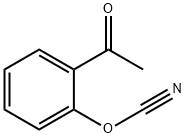 Cyanic acid, 2-acetylphenyl ester (9CI) Structure