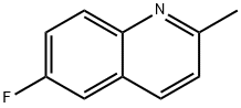 6-氟-2-甲基喹啉, 1128-61-6, 结构式