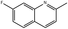 7-氟-2-甲基喹啉 结构式