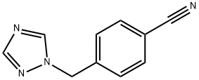 4-(1H-1,2,4-Triazol-1-ylmethyl)benzonitrile Structure
