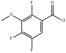 2,4,5-三氟-3-甲氧基苯甲酰氯, 112811-66-2, 结构式
