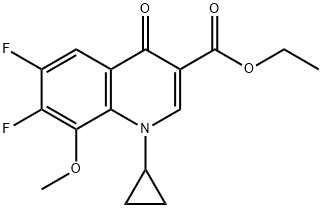 1-Cyclopropyl-6,7-difluoro-1,4-dihydro-8-methoxy-4-oxo-3-quinolinecarboxylic acid ethyl ester|加替环内酯