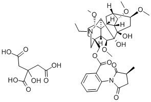 柠檬酸甲基牛扁碱 结构式