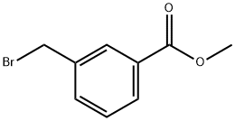 3-溴甲基苯甲酸甲酯 结构式