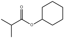 イソ酪酸シクロヘキシル 化学構造式