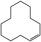 cis-Cyclododecene. 结构式