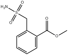 2-甲氧羰基苄基磺酰胺 结构式